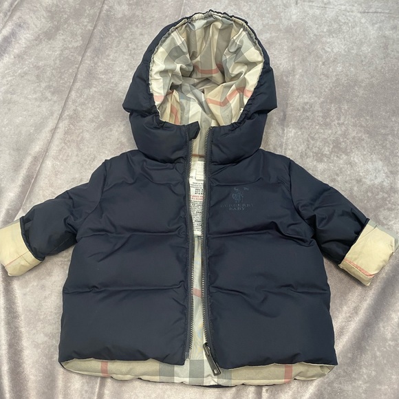 Kids Burberry puffer jacket - Picture 2 of 4